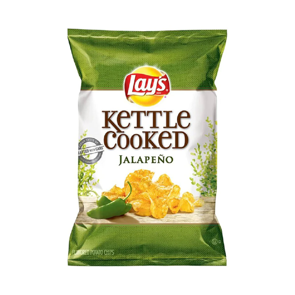 Lays Kettle Cooked Chips Jalapeno 184.2g