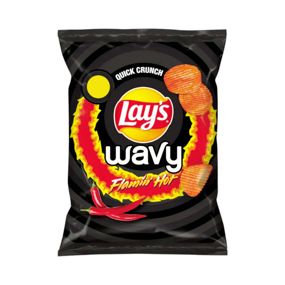 Lays Wavy Flaming Hot Chips 18g