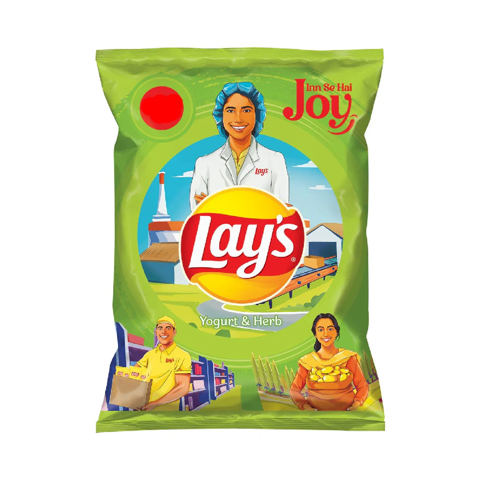 Lays Yogurt & Herb Chips 18g