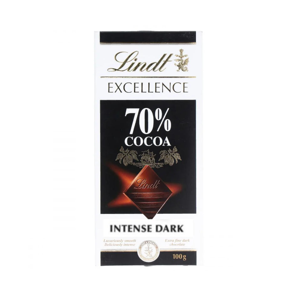 Lindt Excellence Dark Chocolate 70% Cocoa 100g
