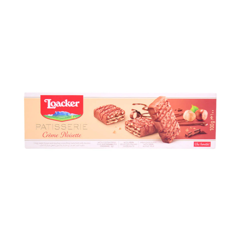 Loacker Wafer Pastecceria Nostille 100g