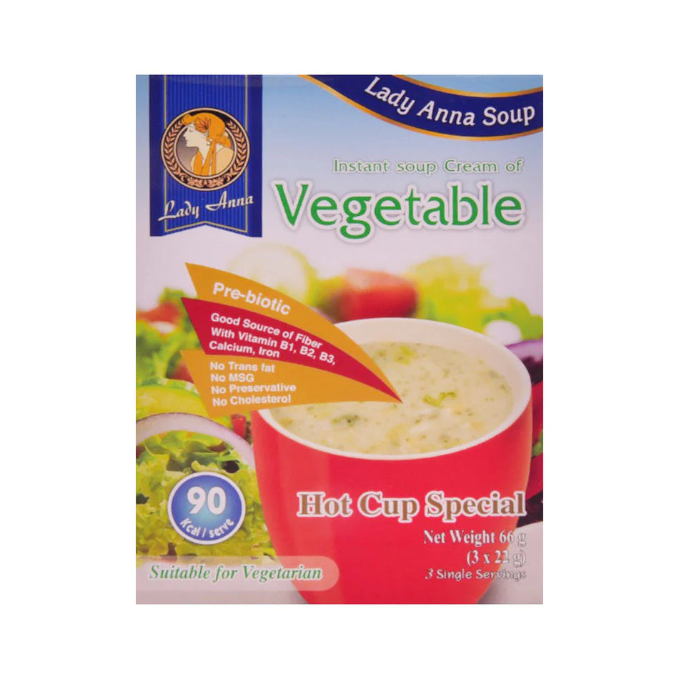 Lady Anna Instant Soup Cream Vegetable 66g