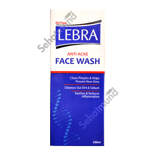 Lebra Anti Acne Face Wash 100ml