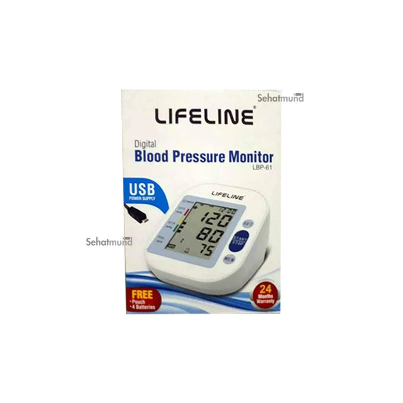 Lifeline Digital Blood Pressure Monitor LBP-61