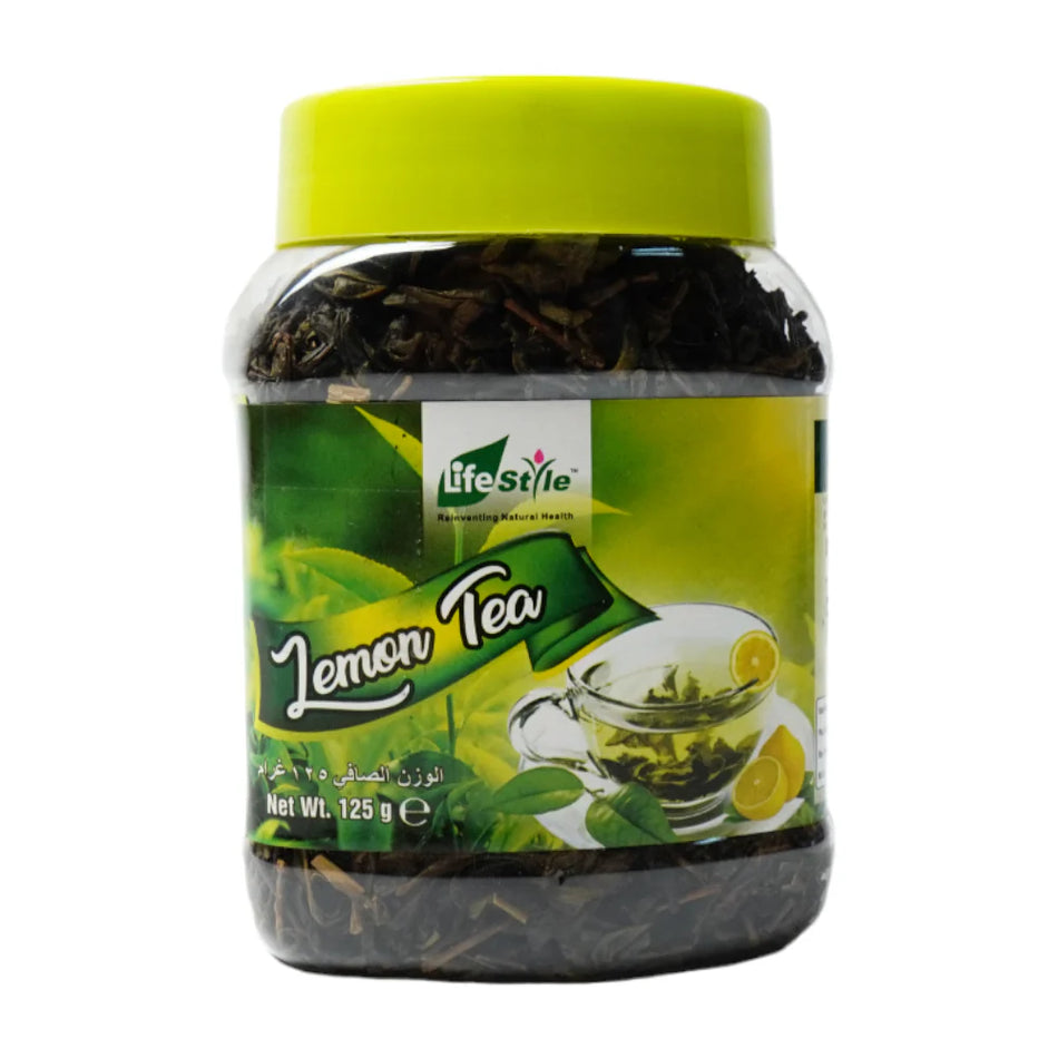 Lifestyle Green Tea Lemon Jar 125g