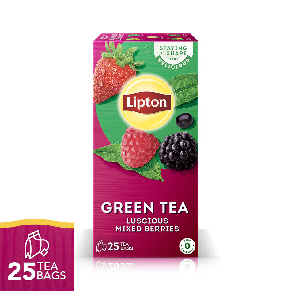 Lipton Green Tea Luscious Mixed Berries 25 Bags