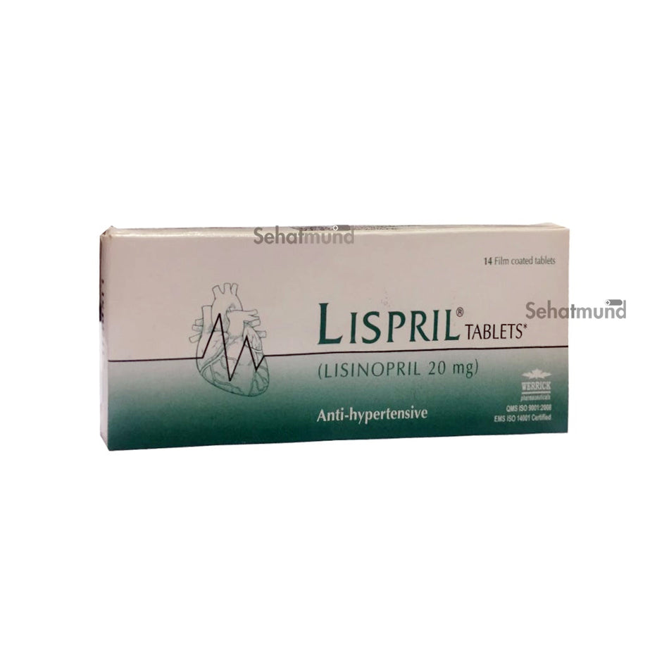 Lispril Tablets 20mg