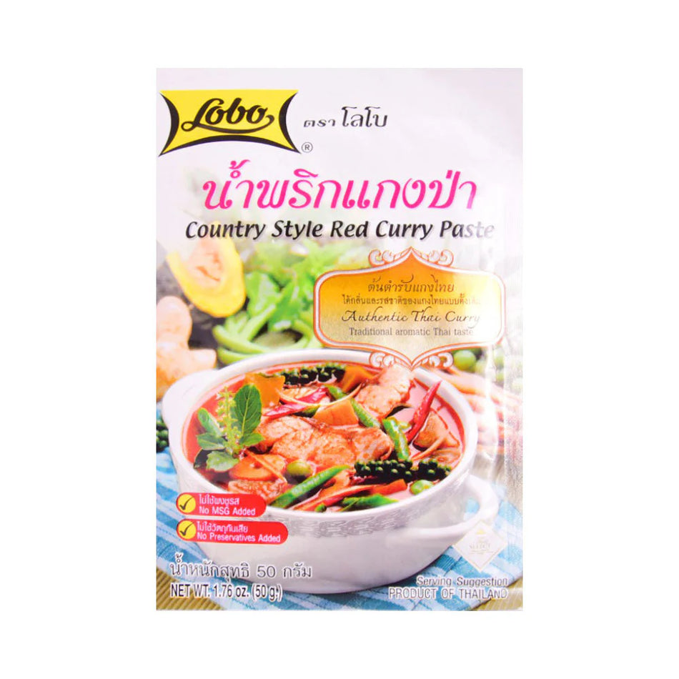 Lobo Country Style Red Curry Paste 50g