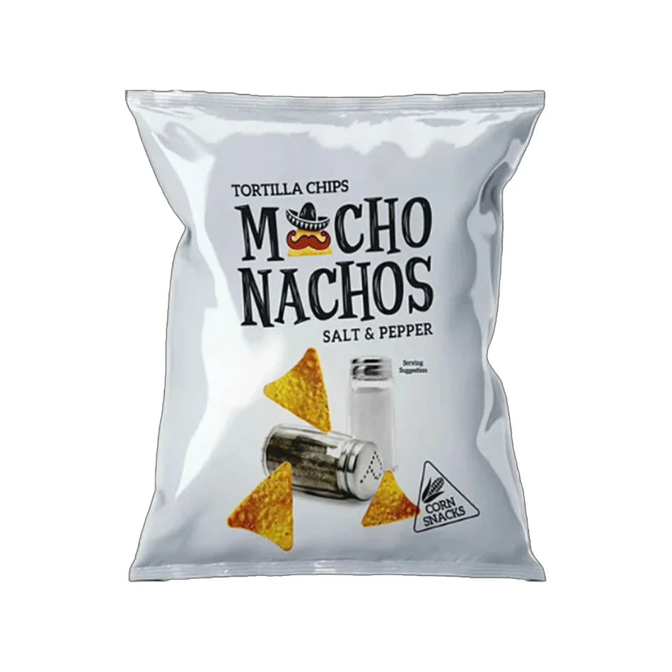 Machos Tortilla Chips Salt & Pepper 38g