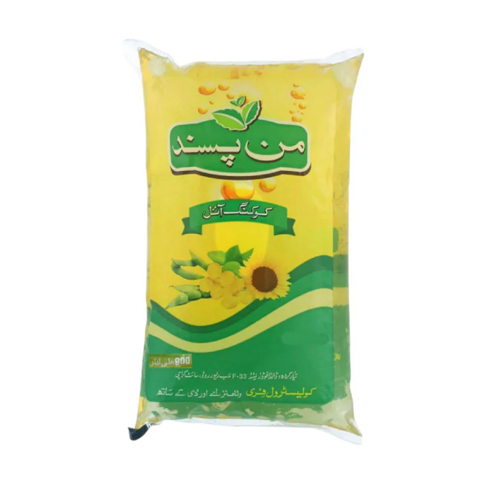 Manpasand Cooking Oil Pouch 900ml