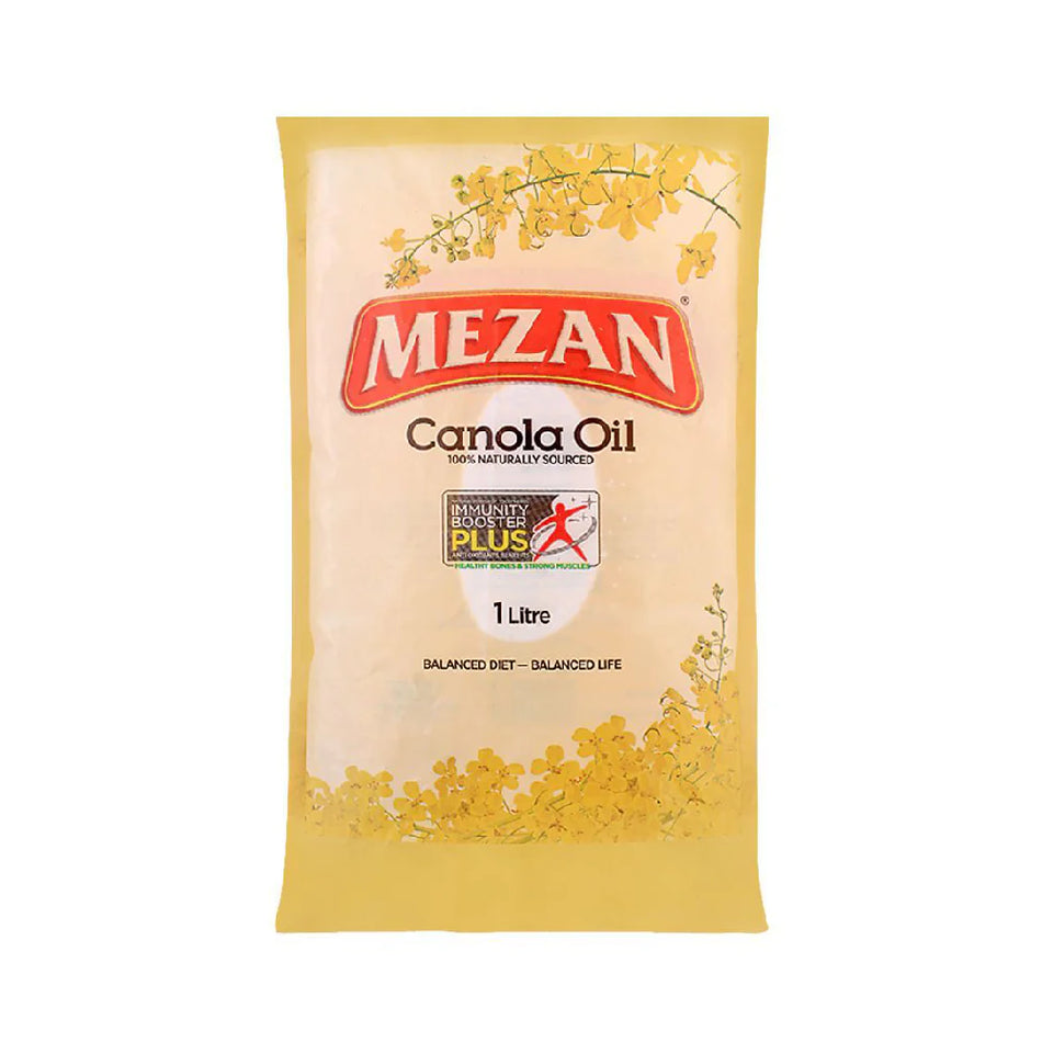 Mezan Canola Oil Pouch 1 liter