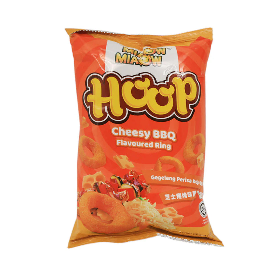 Miaow Miaow Chips Hoop Cheesy BBQ Ring 50g