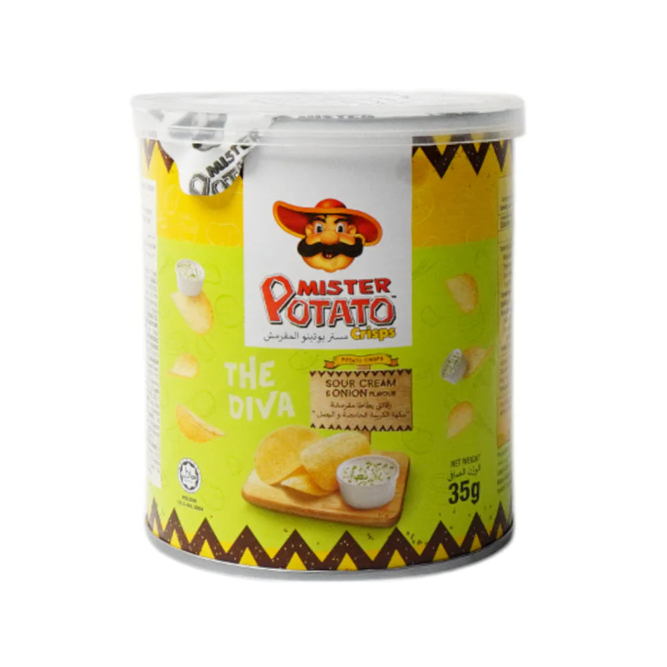 Mister Potato Chips Sour Cream & Onion 35g
