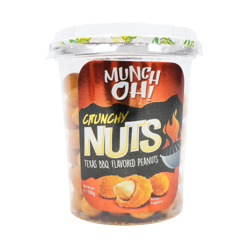 Munch Oh Crunchy Nuts Texas BBQ Peanuts 150g