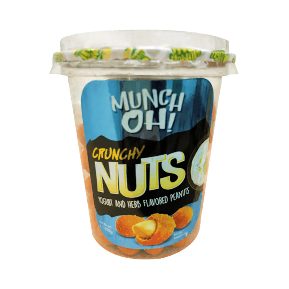 Munch Oh Crunchy Nuts Yogurt And Herb Peanuts 150g