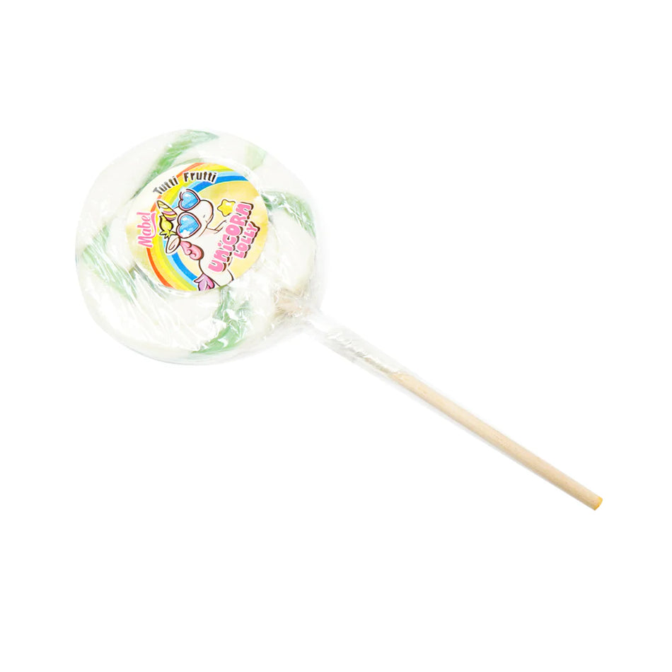 Mabel Unicorn Lolly Tutti Frutti Lollipop