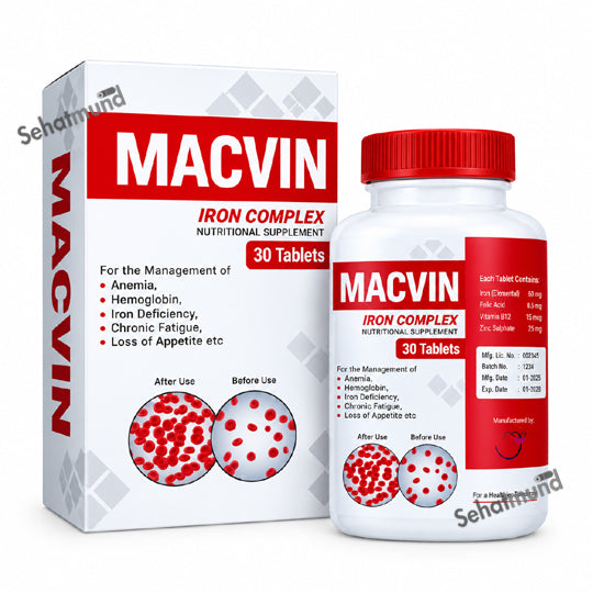 Macvin Iron Complex Tablets 30s