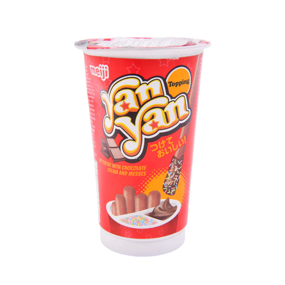 Meiji Yan Yan Biscuit Chocolate Cream Topping 30g