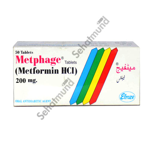 Metphage Tablets 200mg
