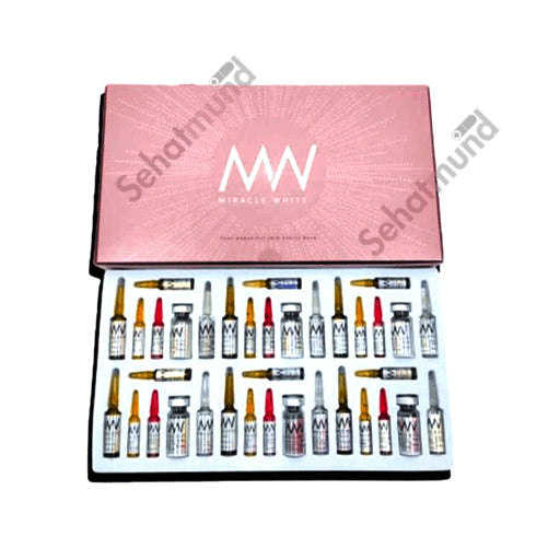 Miracle White 6 Sessions Glutathione Injection 35000mg