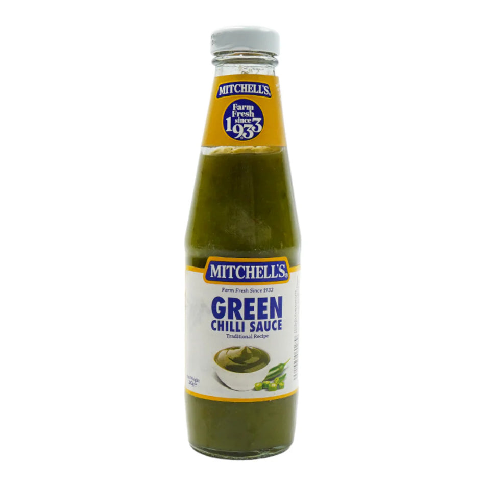 Mitchells Green Chilli Sauce Bottle 280g