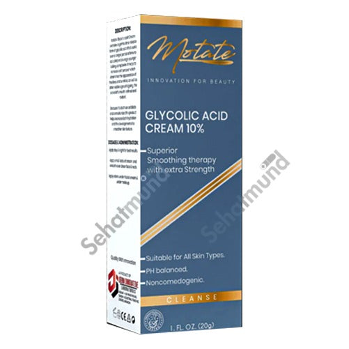 Motate Glycolic Acid Cream 10% 20g – SehatMund Online Medicine