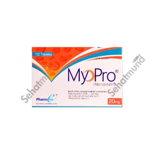 Myopro Tablets 20mg – SehatMund Online Medicine