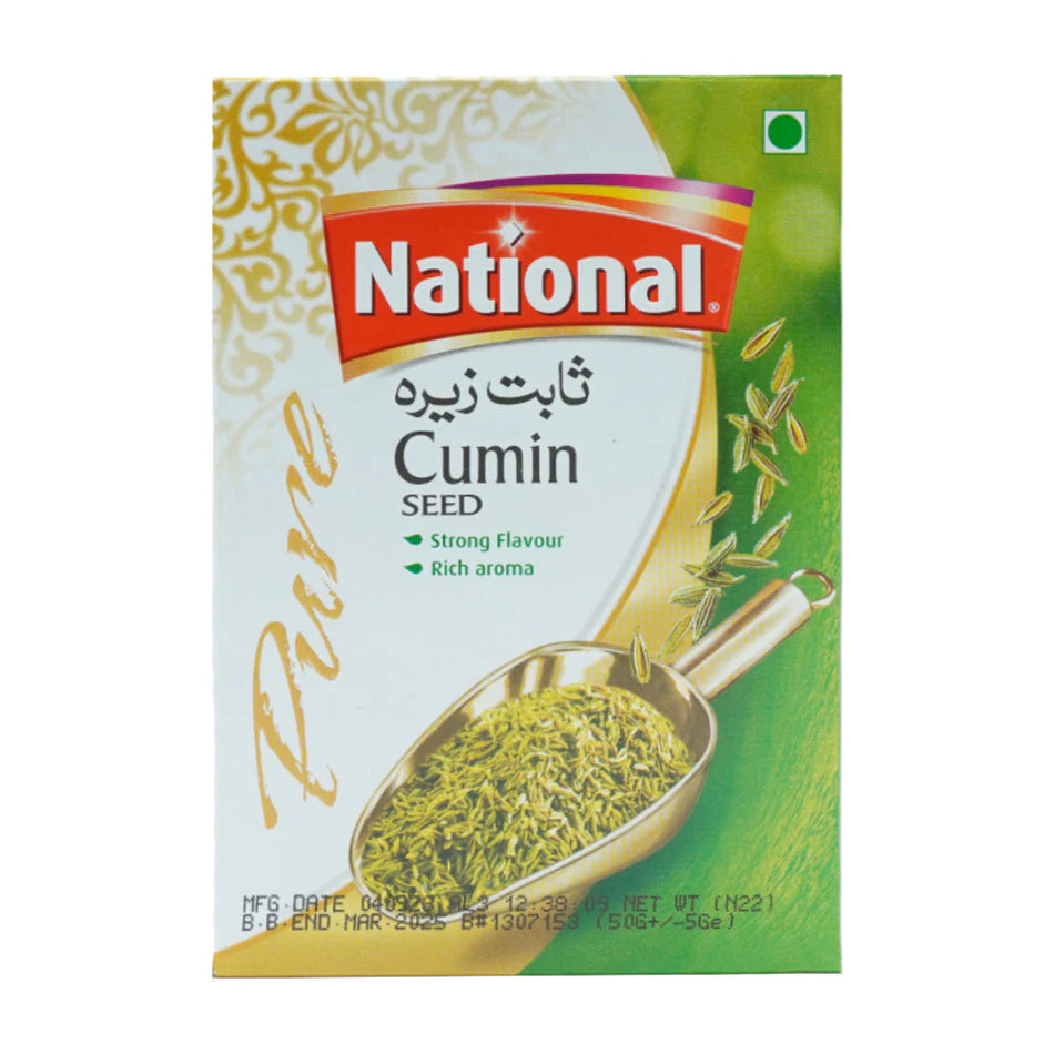 National Cumin Seed Unground 50g