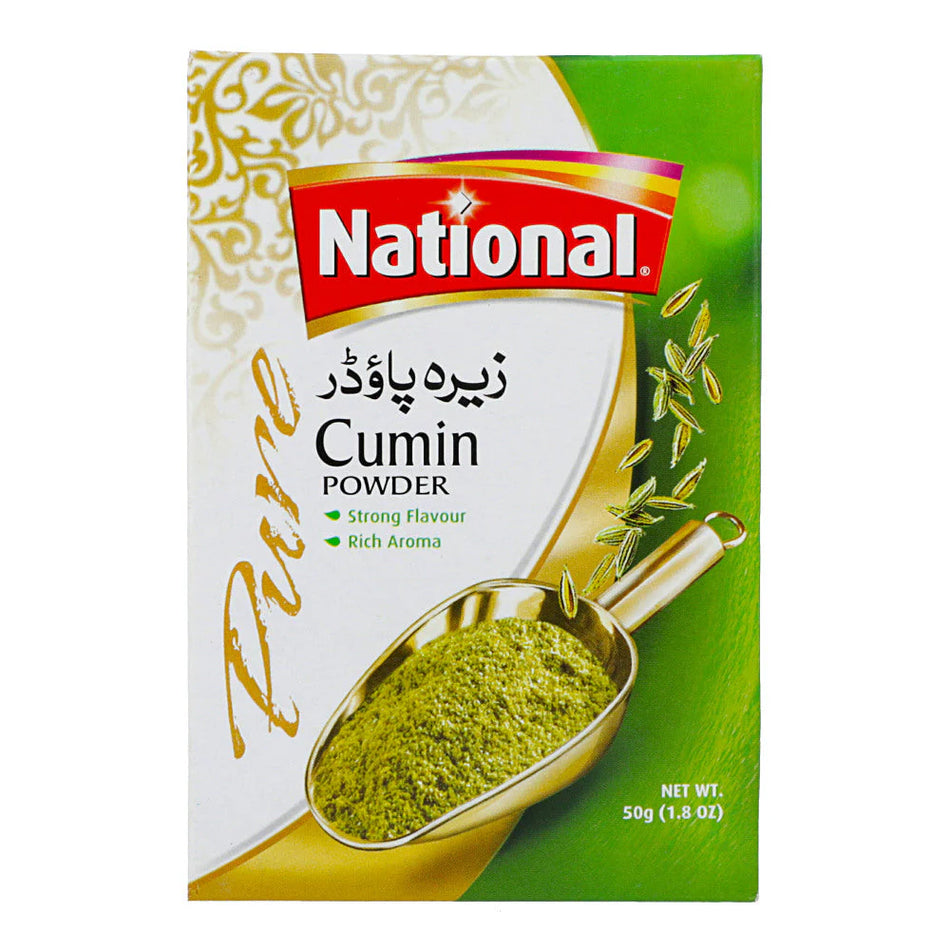 National Powder Cumin Seed Ground 50g