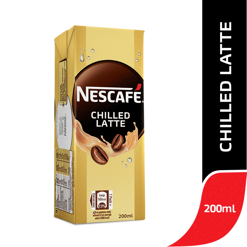 Nescafe Coffee Chilled Latte Liquid 200 ml