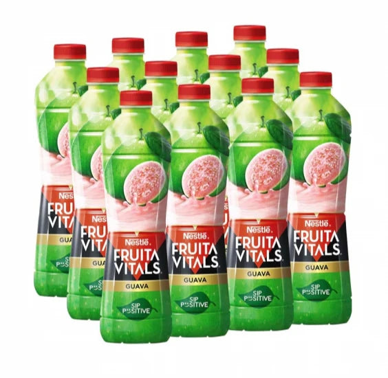 Nestle Juice Fruita Vitals Guava Nectar Bottle 1 Liter Carton