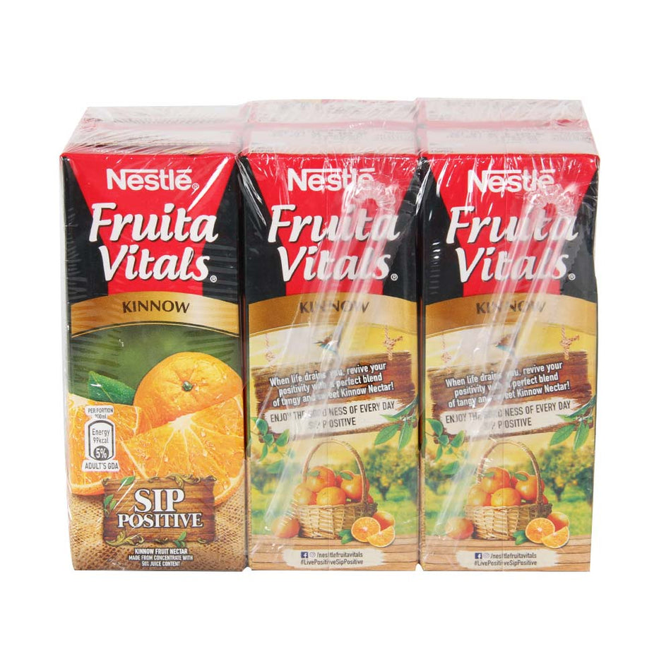 Nestle Juice Fruita Vitals Kinnow Nectar 200 ml-Carton