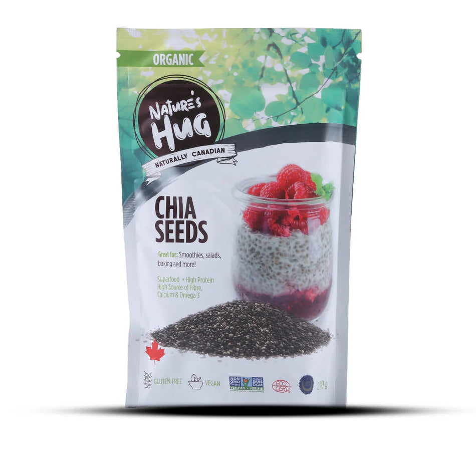 N Hug Chia Seeds Black Organic 270g