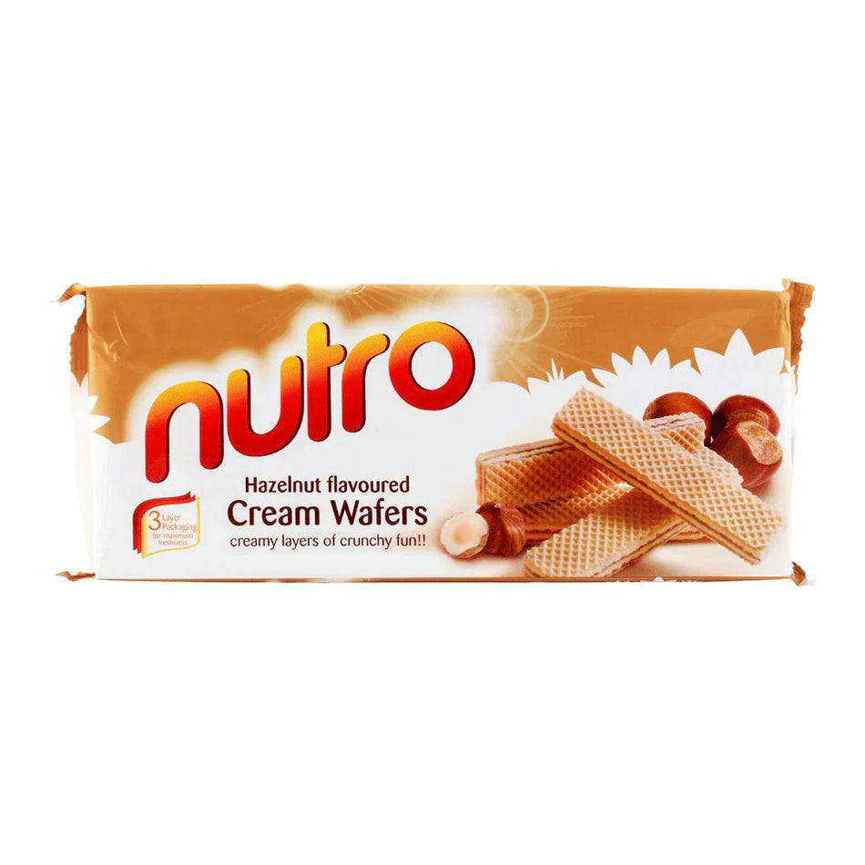 Nutro Cream Wafers Hazelnut Flavoured 150g