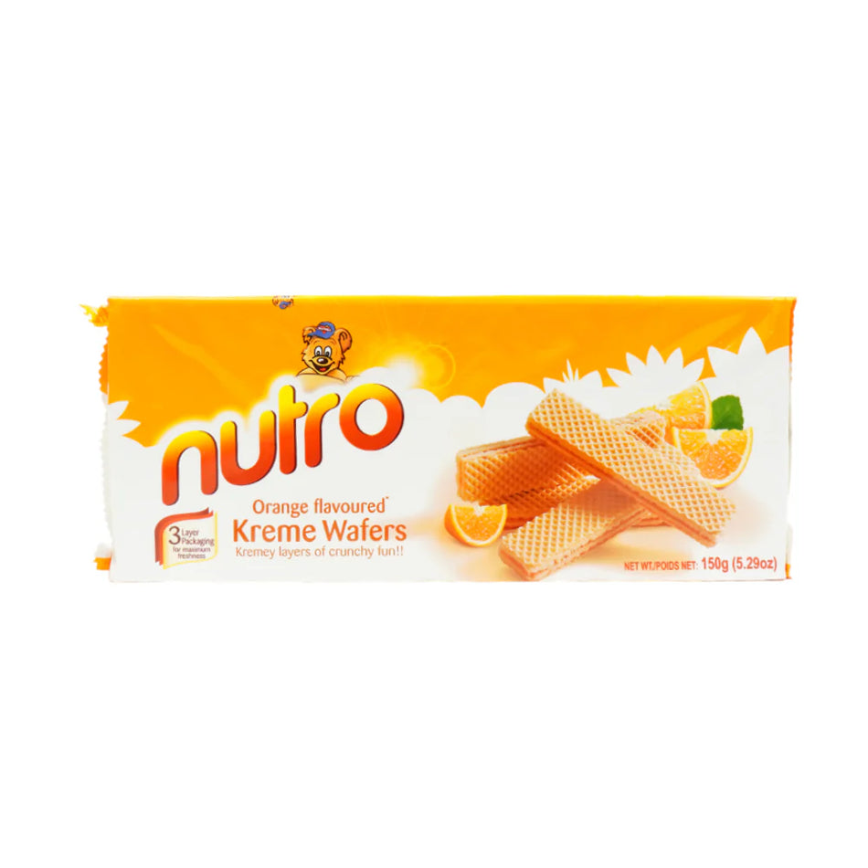 Nutro Cream Wafers Orange Flavoured 150g
