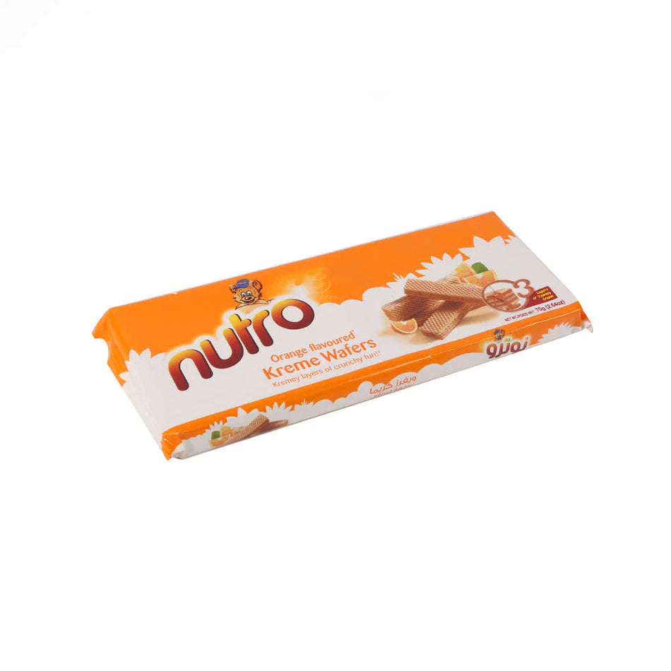 Nutro Wafers Orange Flavoured 75g