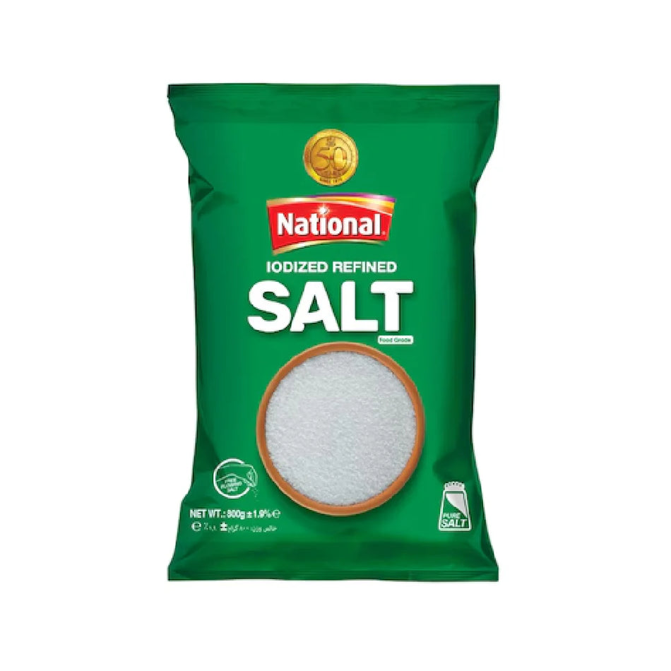 National Iodized Refined Salt 800g