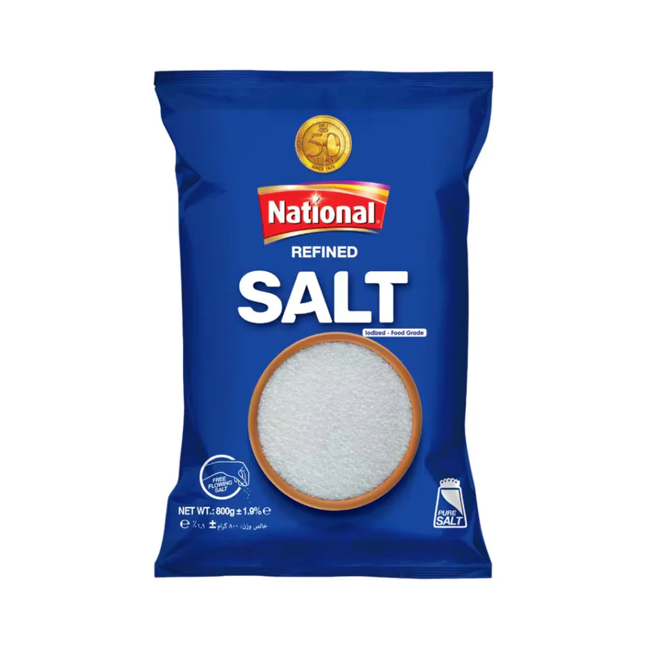 National Refined Salt 800g