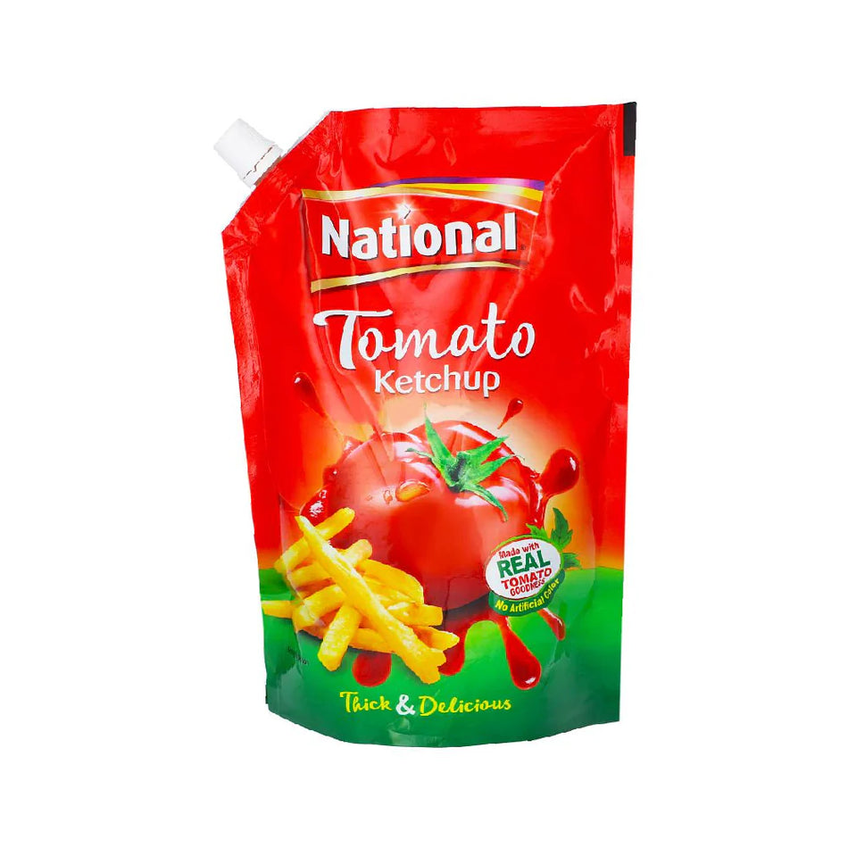 National tomato ketchup pouch 800g