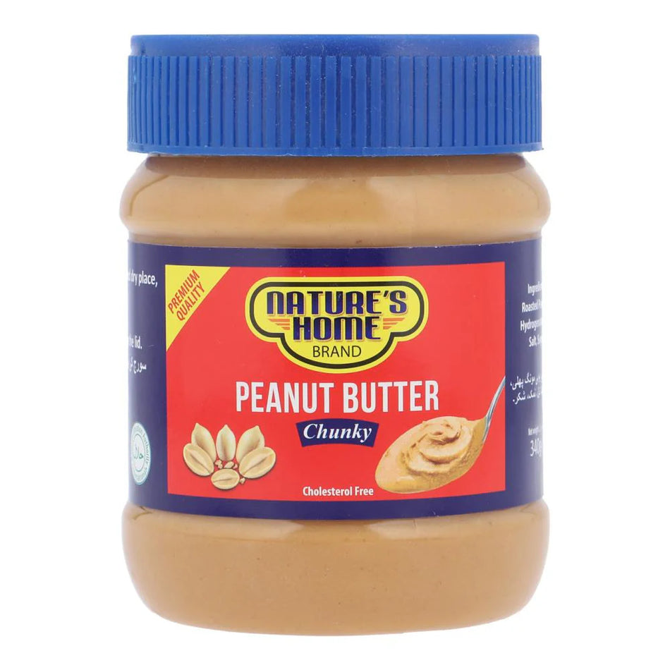 Natures Home Peanut Butter Chunky 340g