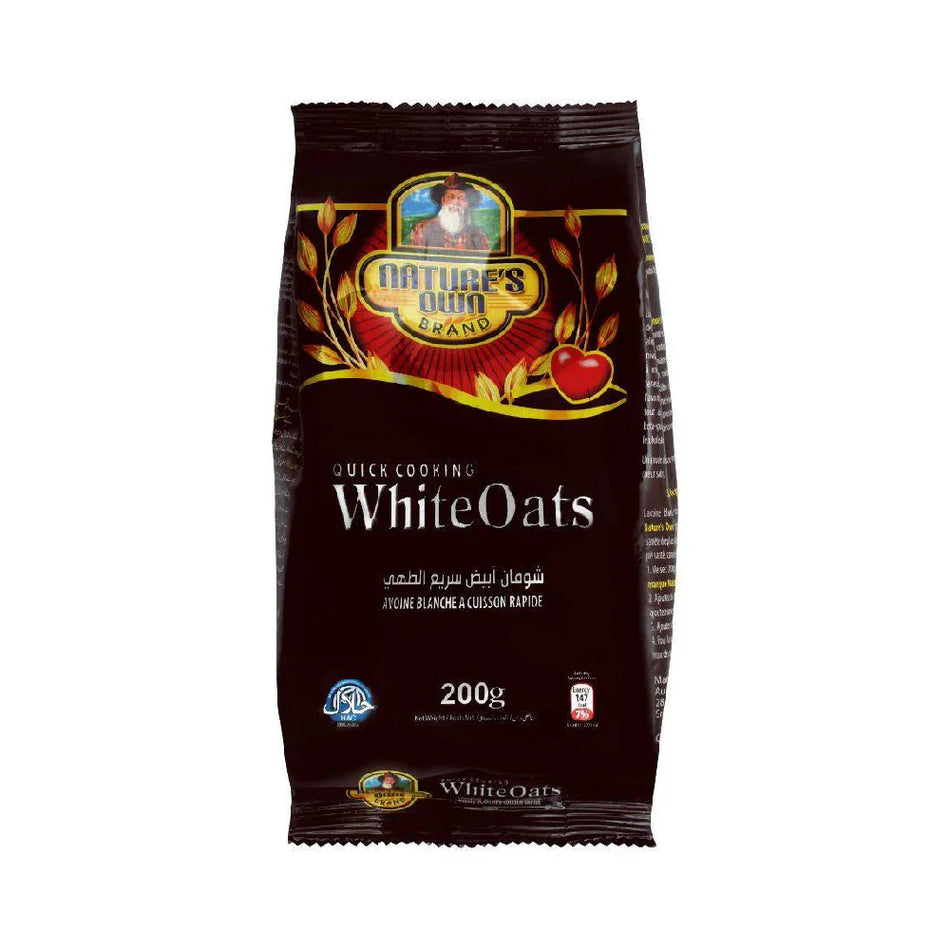 Natures Own Cereal White Oats 200g