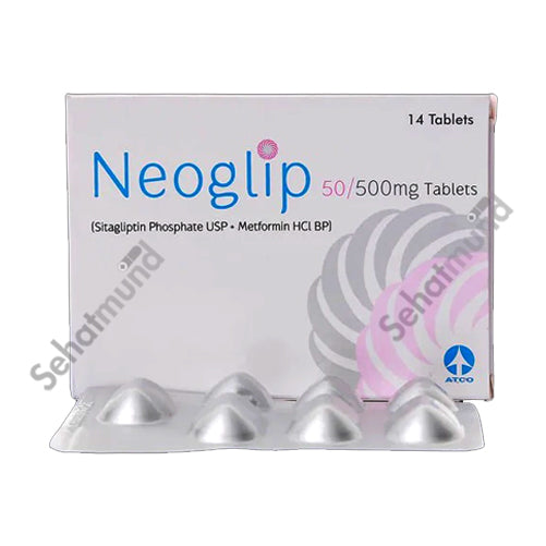 Neoglip Tablets 50mg-500mg