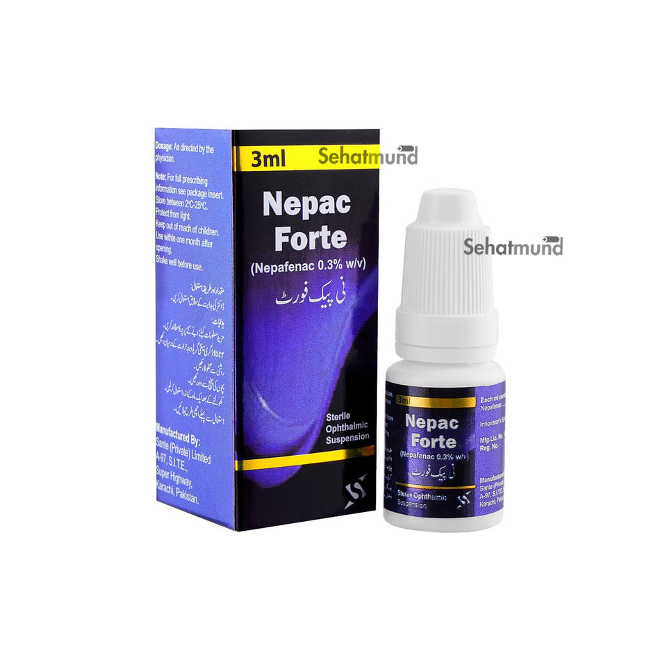 Nepac Forte Opthalmic Eye Drop 3ml