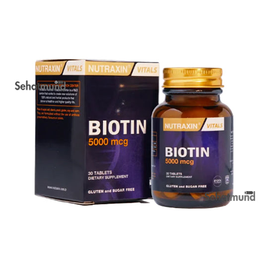 Nutraxin Biotin Tablets 500mg