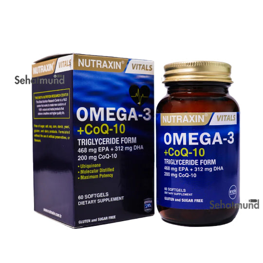 Nutraxin Omega-3 + CoQ-10 Softgels