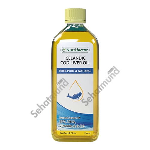 Nutrifactor Icelandic Cod Liver Oil 150ml