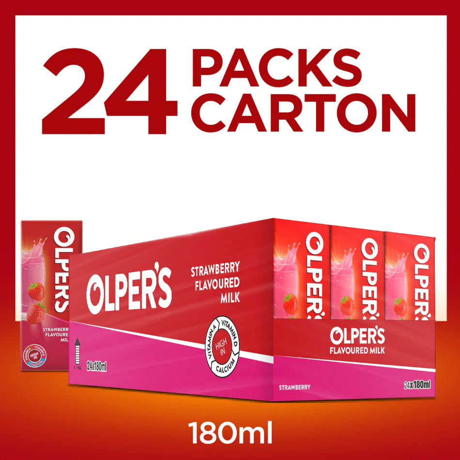 Olpers Flavoured Milk Strawberry 180ml-Carton