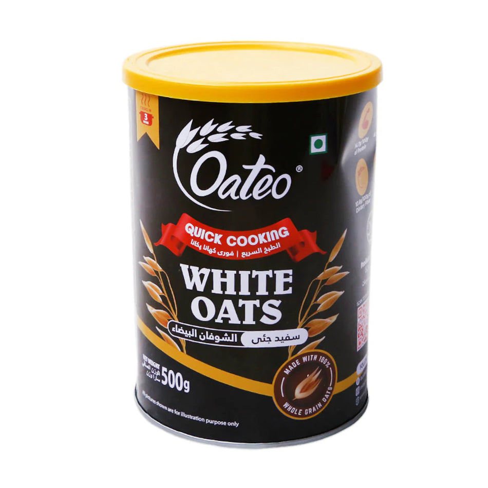 Oateo White Oats Tin Food 500g