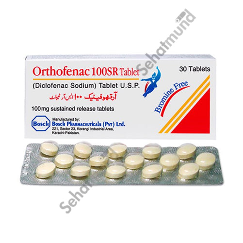 Orthofenac Tablets 100SR 100mg