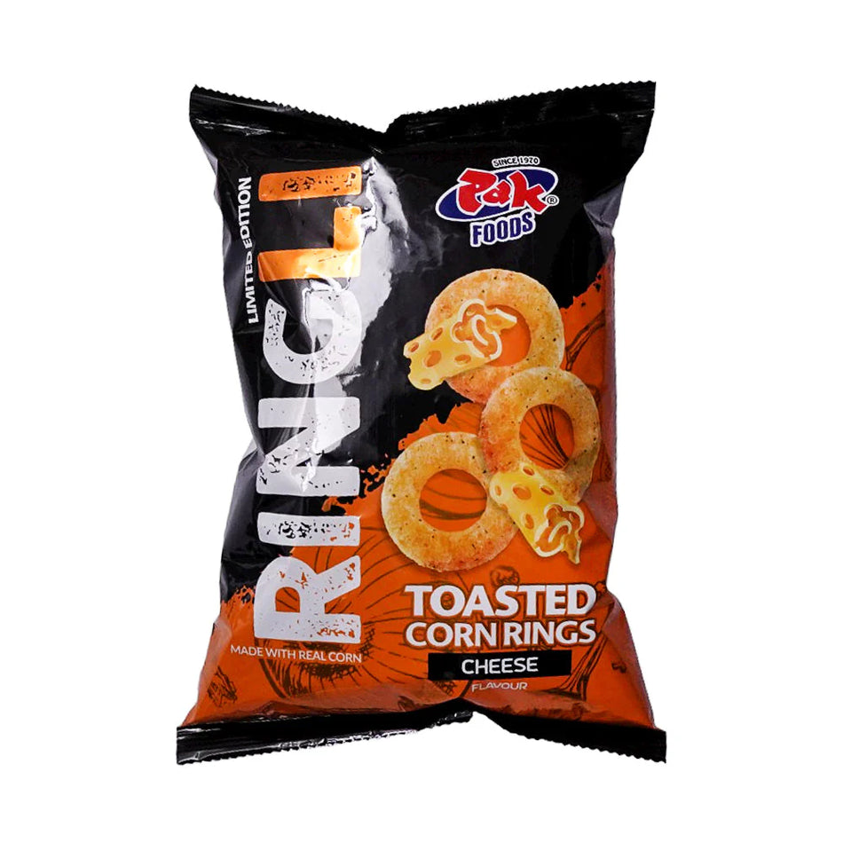 Pak Foods Ringli Toasted Corn Rings Cheese 37g